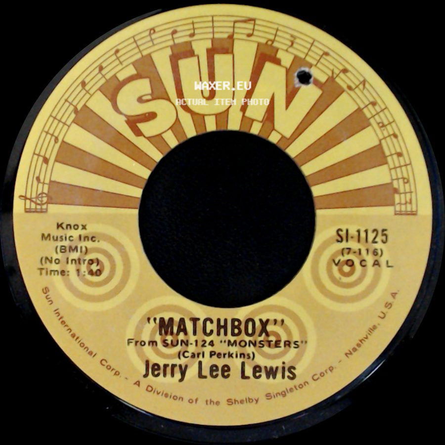 Jerry Lee Lewis - Matchbox / Love On Broadway side A