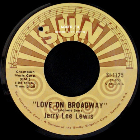 Jerry Lee Lewis - Matchbox / Love On Broadway side B