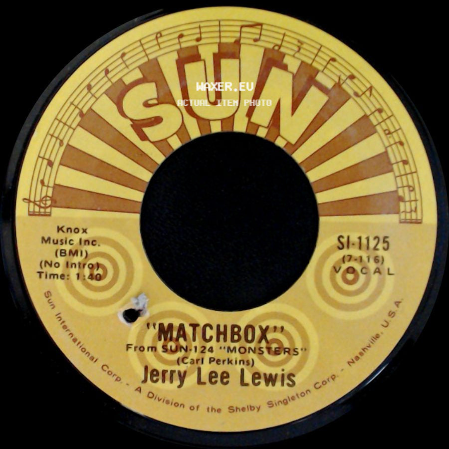Jerry Lee Lewis - Matchbox / Love On Broadway side A