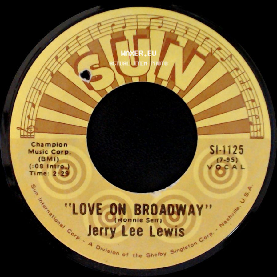 Jerry Lee Lewis - Matchbox / Love On Broadway side B