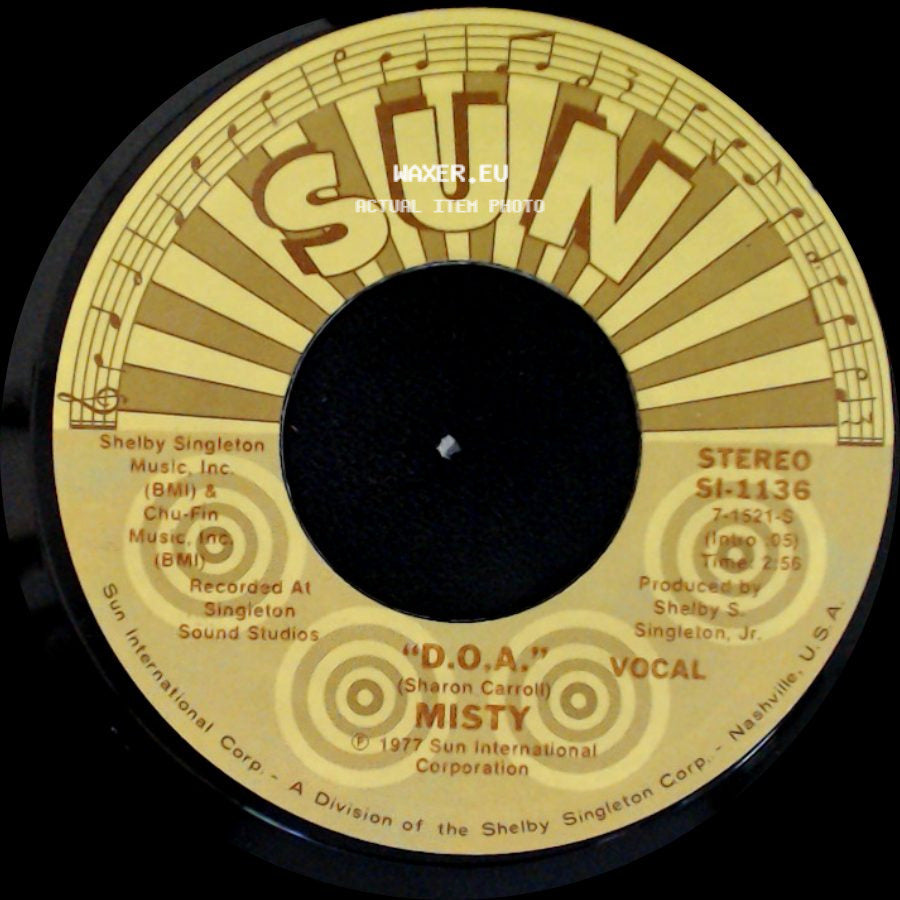 Jerry Lee Lewis / Misty - Matchbox / D.O.A. side B