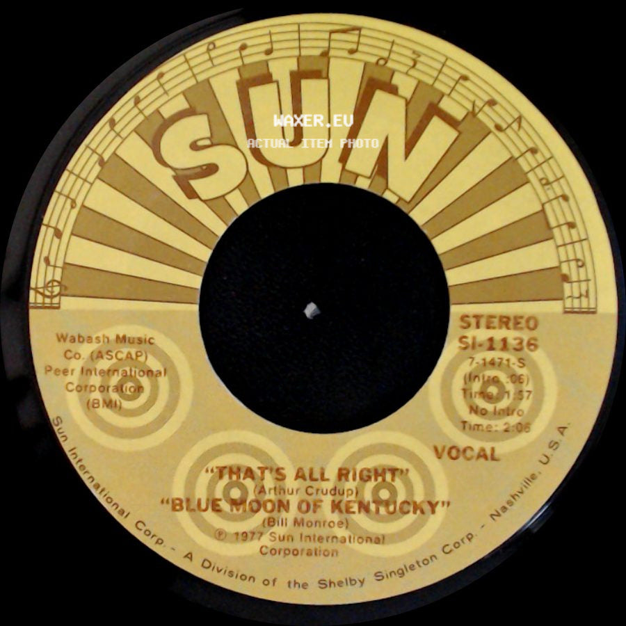 Misty - D.O.A. / "That's All Right" "Blue Moon Of Kentucky" side B