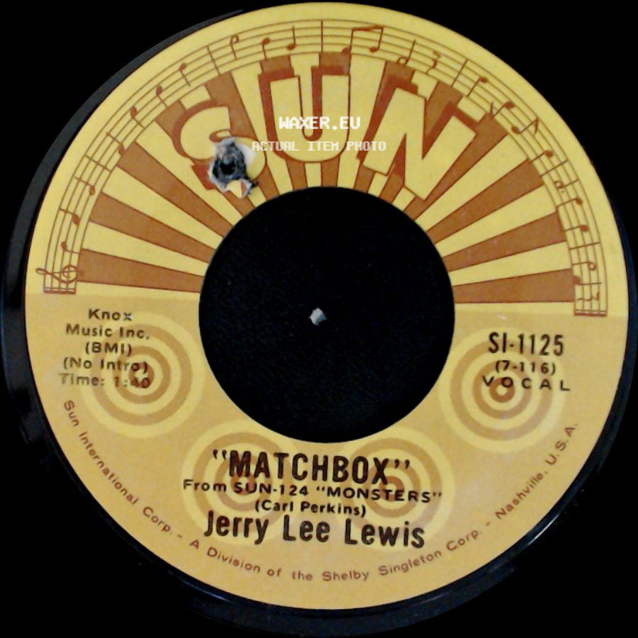 Jerry Lee Lewis - Matchbox / Love On Broadway side A