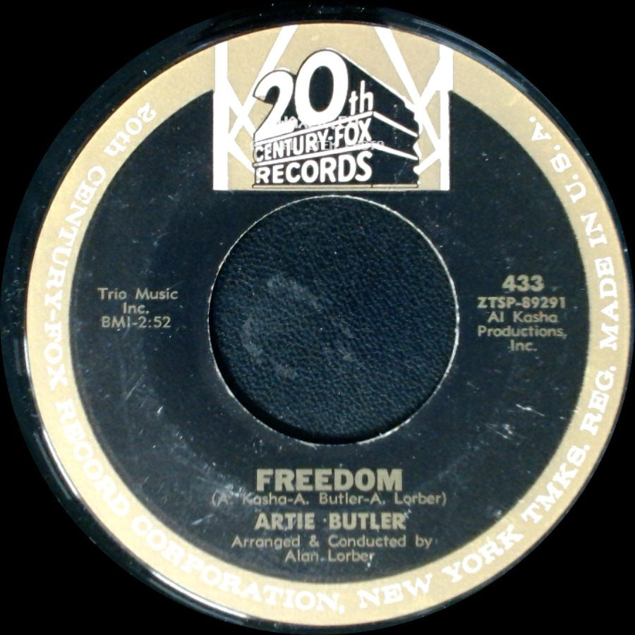 Artie Butler - Freedom / Sweet September side A