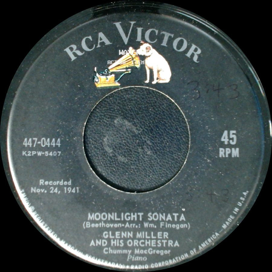 Glenn Miller And His Orchestra - Blueberry Hill / Moonlight Sonata side B