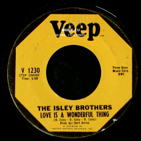 The Isley Brothers - Open Up Her Eyes / Love Is A Wonderful Thing side B