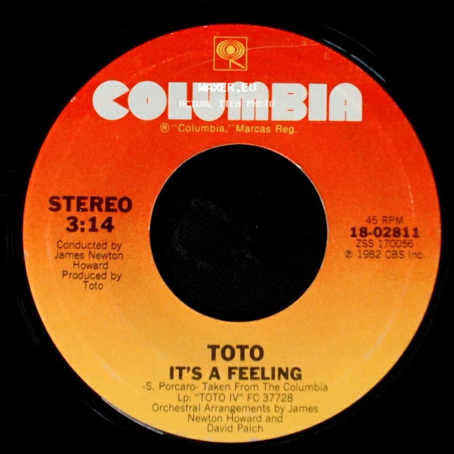 Toto - It's A Feeling / Rosanna side A