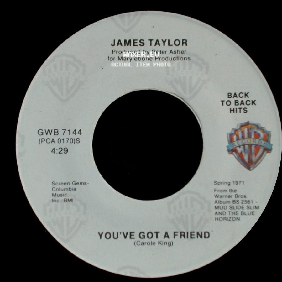 James Taylor - Steamroller / You've Got A Friend side B
