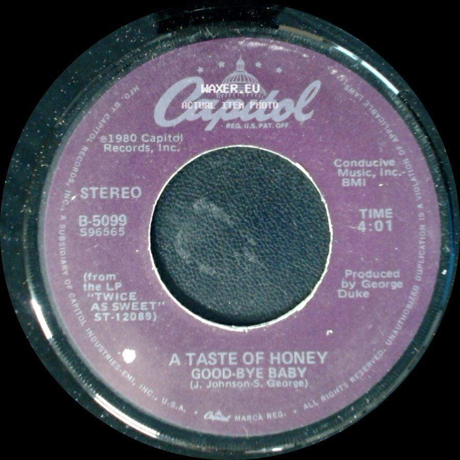 A Taste Of Honey - Good-Bye Baby / I'll Try Something New side A