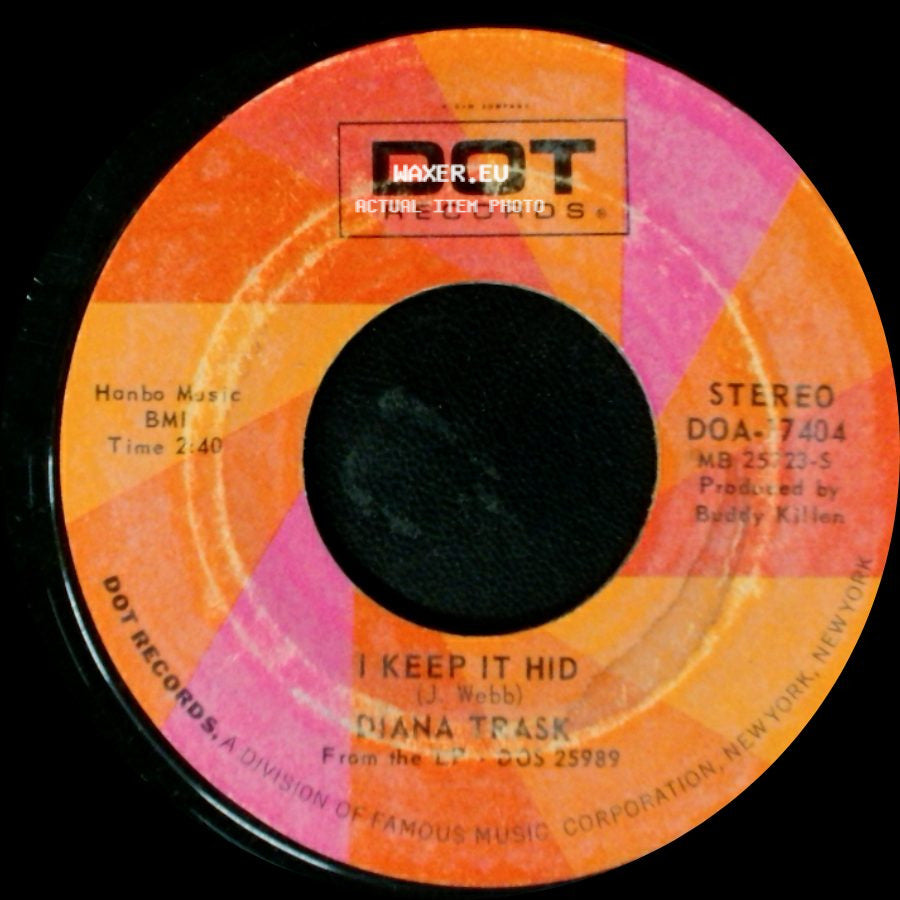Diana Trask - We've Got To Work It Out Between Us / I Keep It Hid side B