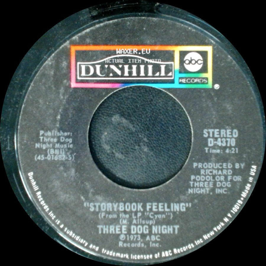 Three Dog Night - Storybook Feeling / Let Me Serenade You side A