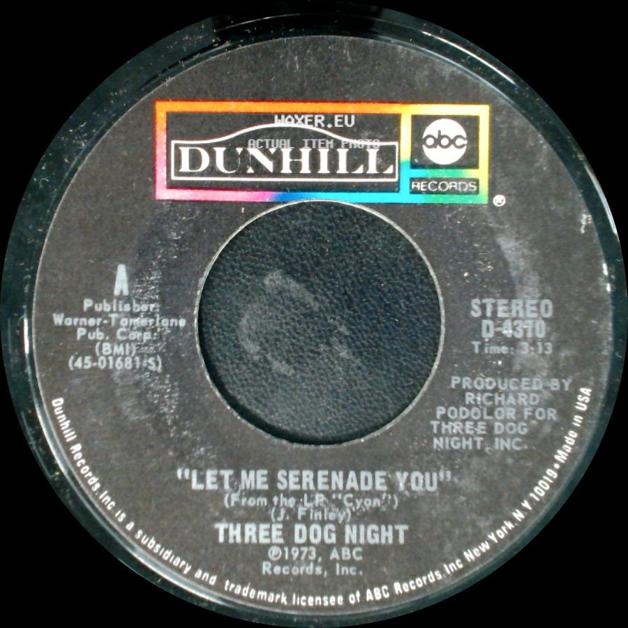 Three Dog Night - Storybook Feeling / Let Me Serenade You side B
