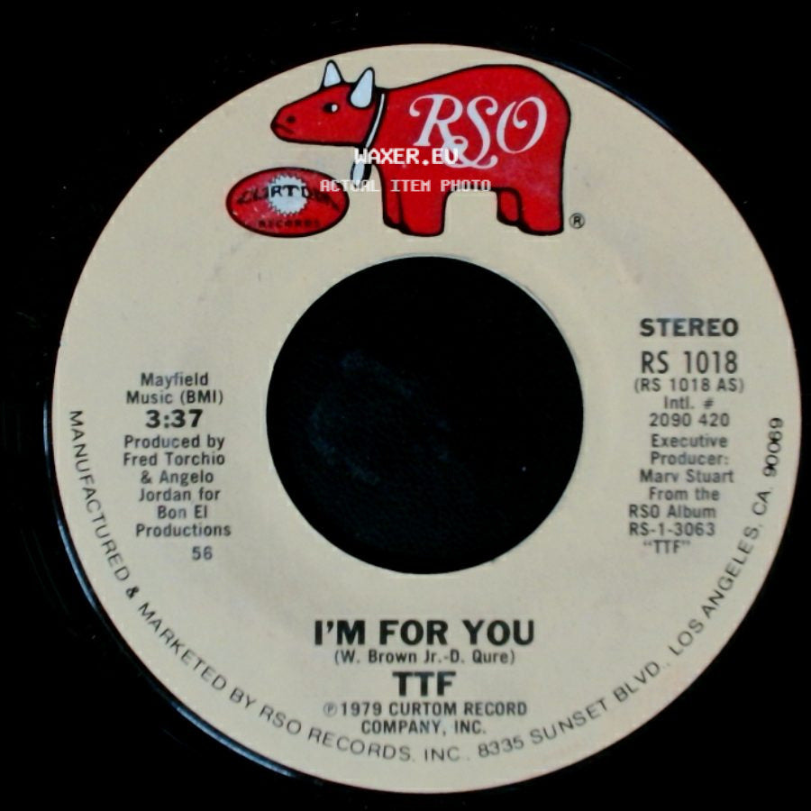 Ttf - I'm For You / It's Your Love side A