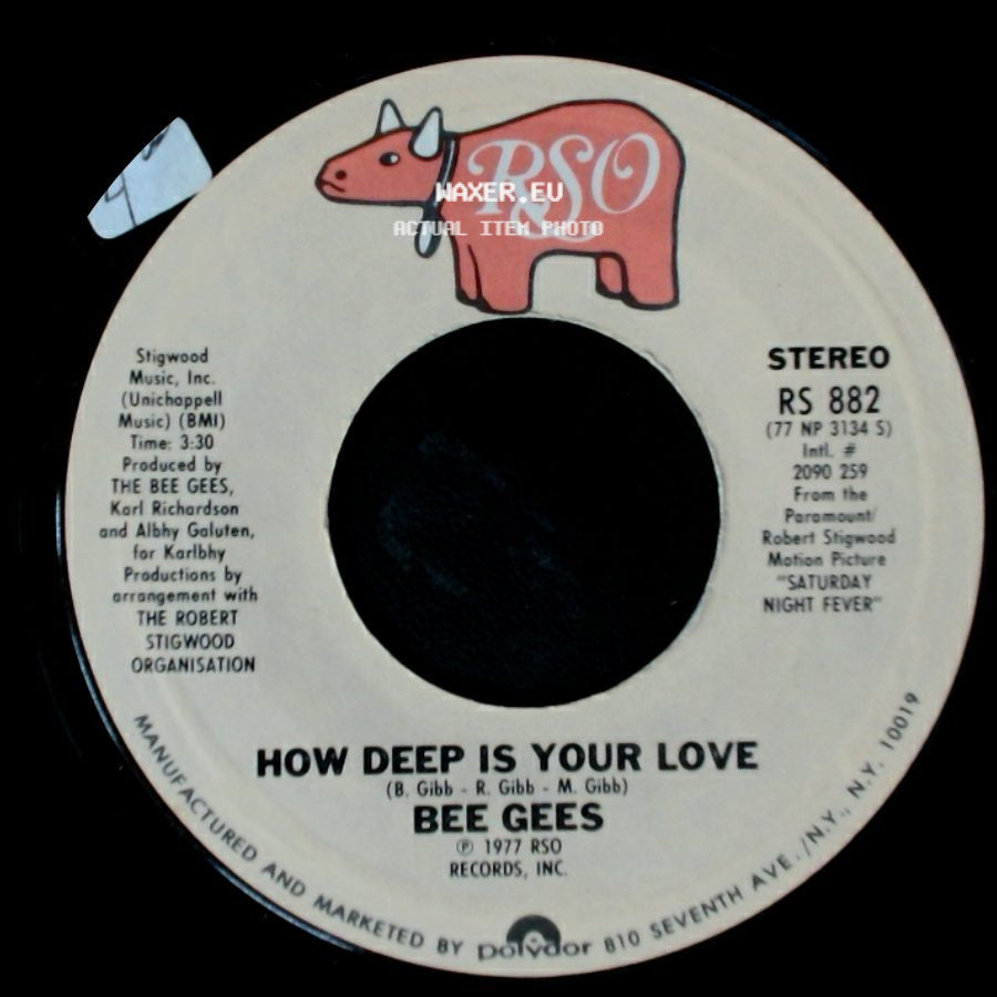 Bee Gees - Can't Keep A Good Man Down / How Deep Is Your Love side B