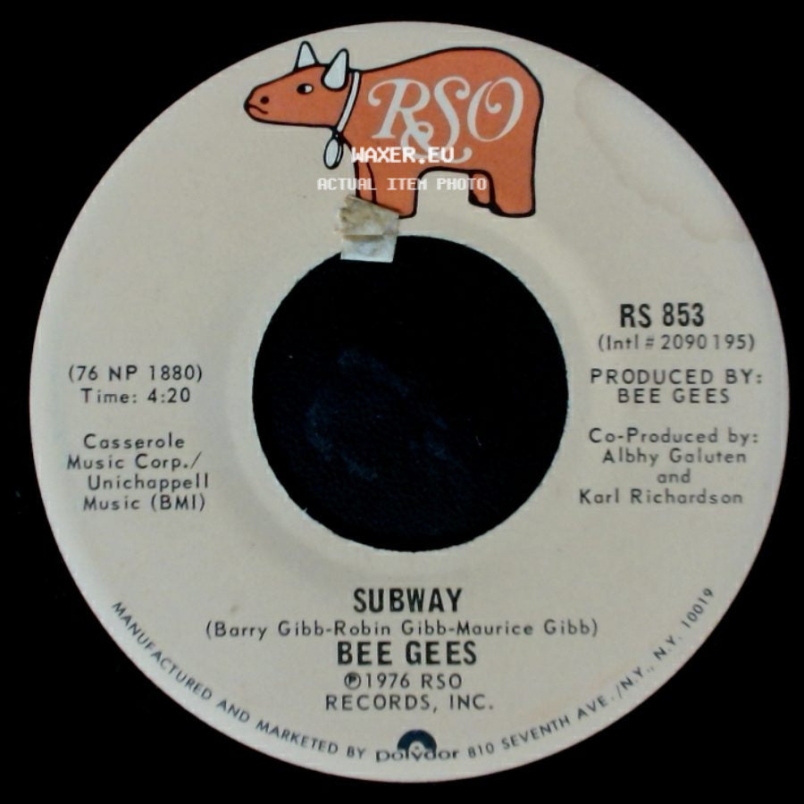 Bee Gees - Subway / You Should Be Dancing side A