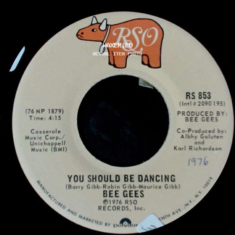 Bee Gees - Subway / You Should Be Dancing side B