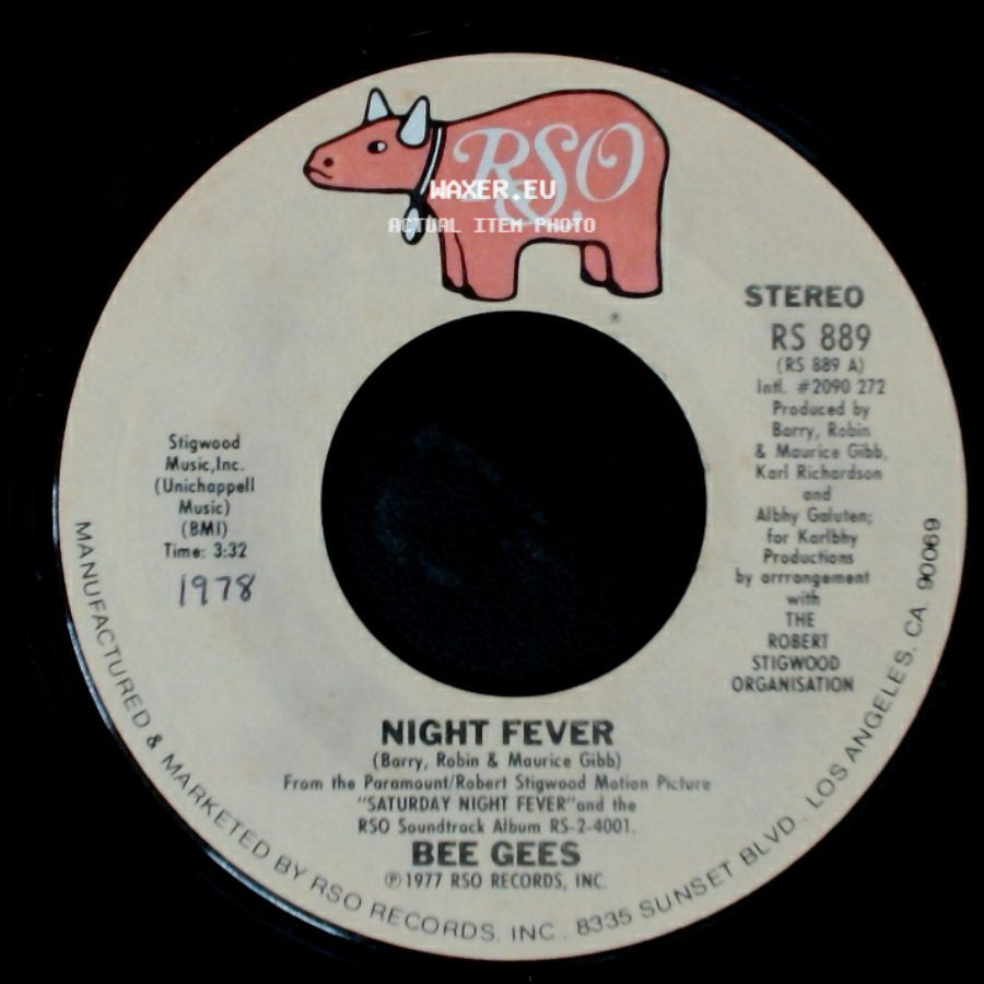 Bee Gees - Down The Road / Night Fever side B