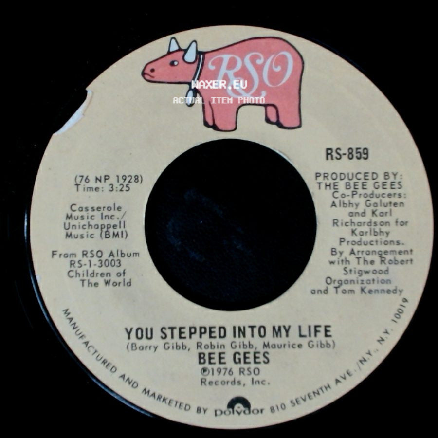 Bee Gees - You Stepped Into My Life / Love So Right side A