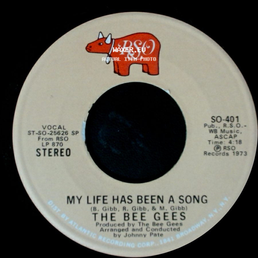 The Bee Gees - My Life Has Been A Song / Saw A New Morning side A