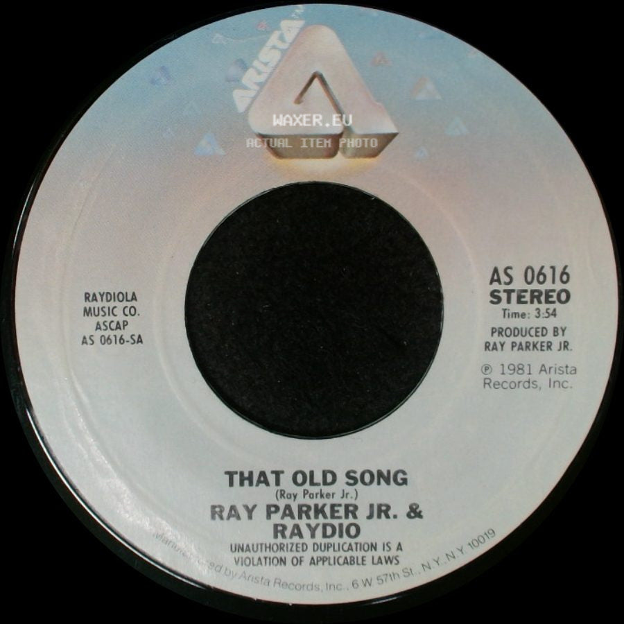 Ray Parker Jr. & Raydio - Old Pro / That Old Song side B