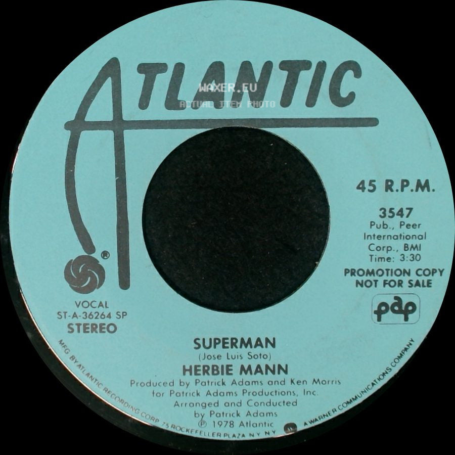 Herbie Mann - Superman / Superman side B