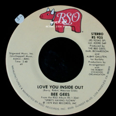 Bee Gees - I'm Satisfied / Love You Inside Out side B