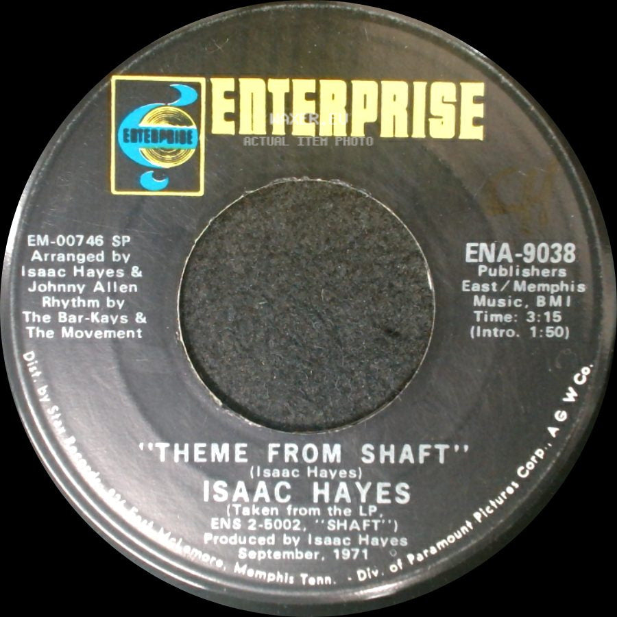 Isaac Hayes - Theme From Shaft / Cafe Regio's side A