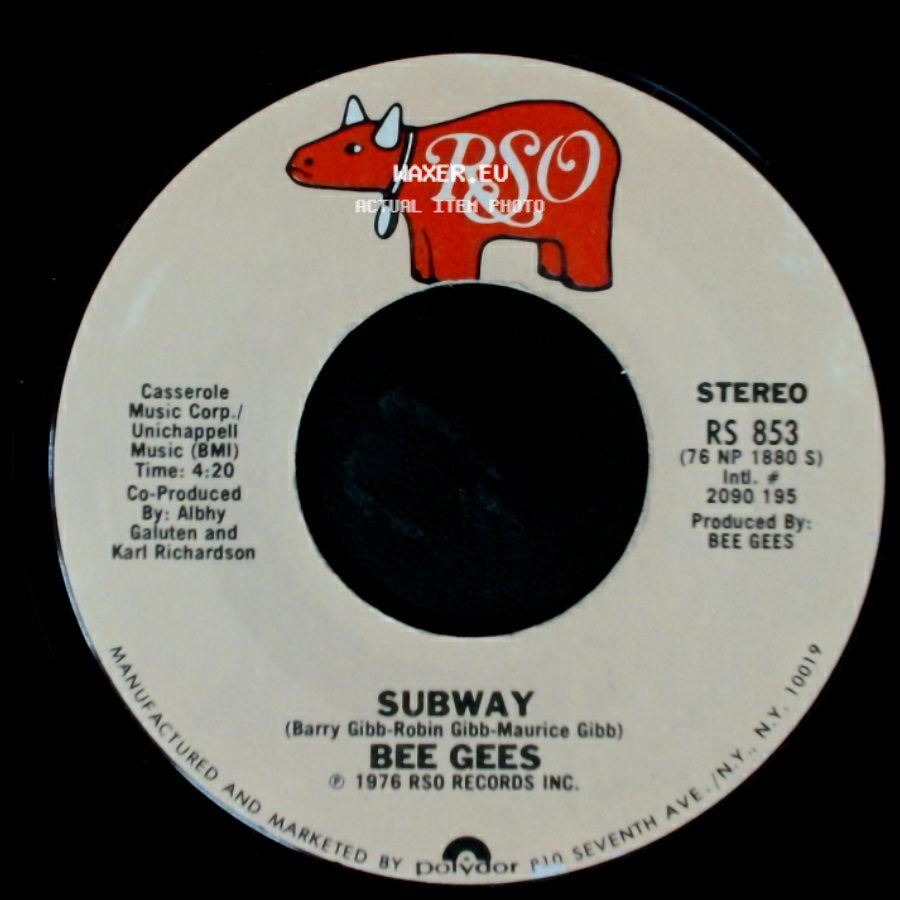 Bee Gees - Subway / You Should Be Dancing side A