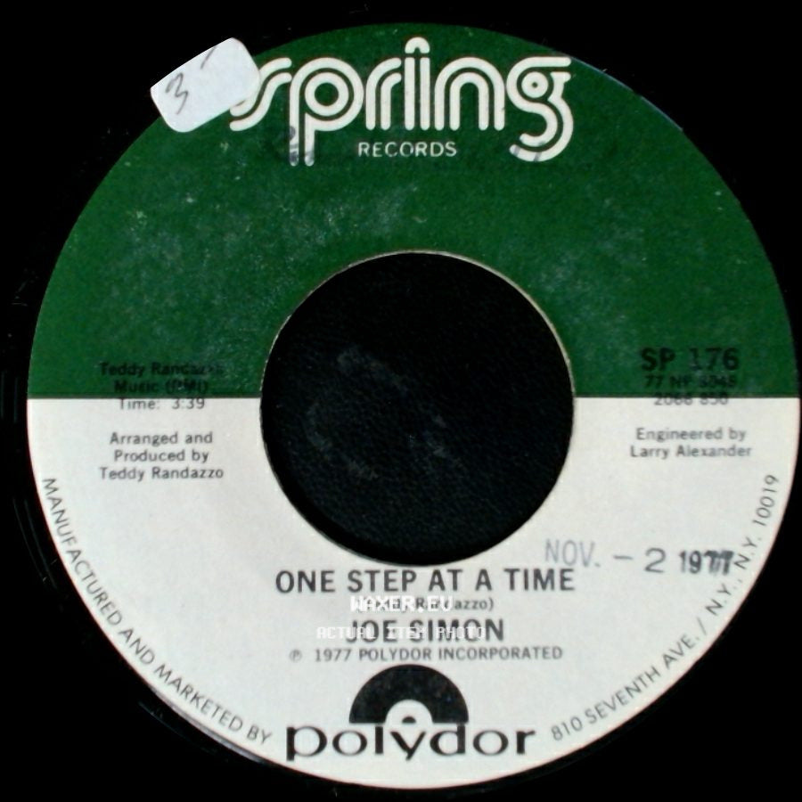Joe Simon - One Step At A Time / A Trace Of Your Love side A
