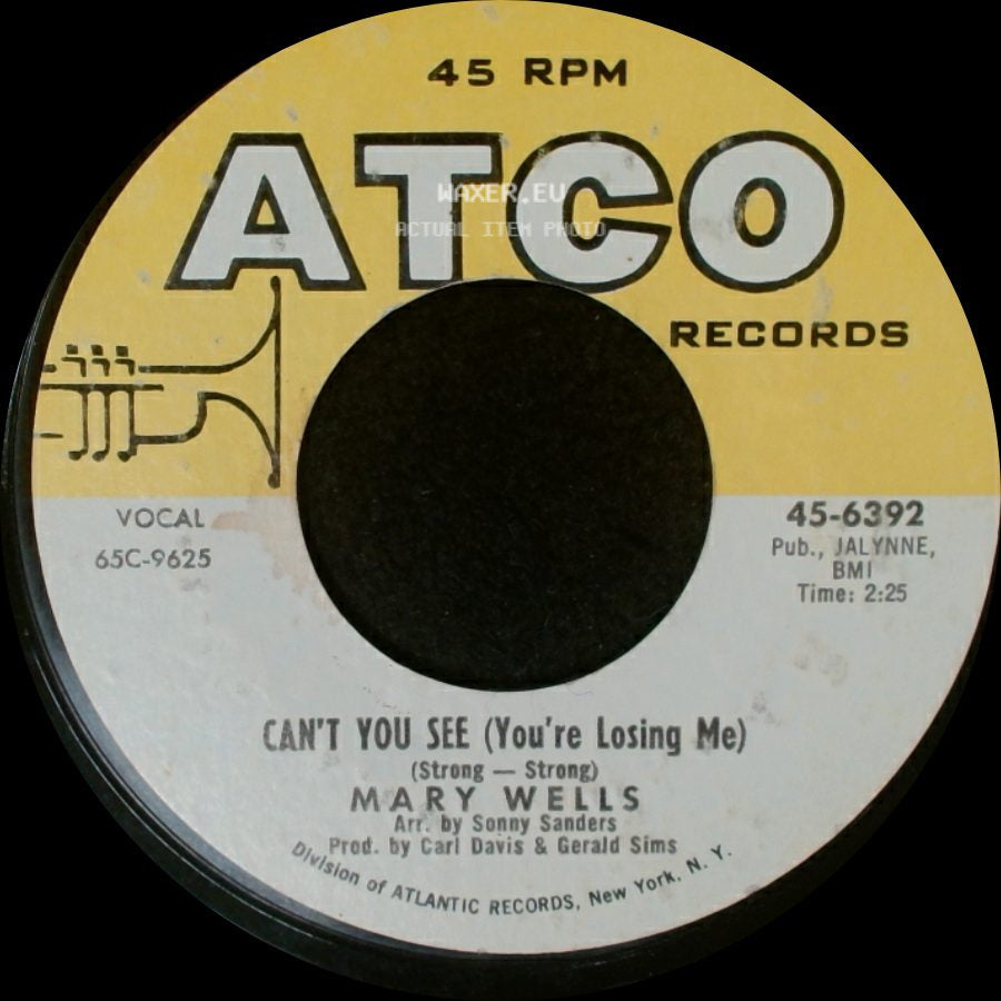Mary Wells - Can't You See (You're Losing Me) / Dear Lover side A