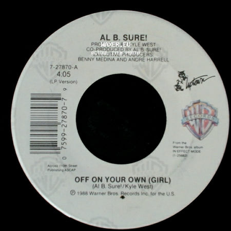 Al B. Sure! - Noche Y Dia / Off On Your Own (Girl) side B