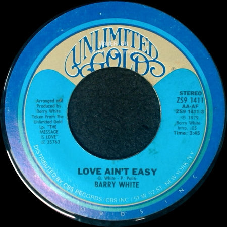 Barry White - I Found Love / Love Ain't Easy side B
