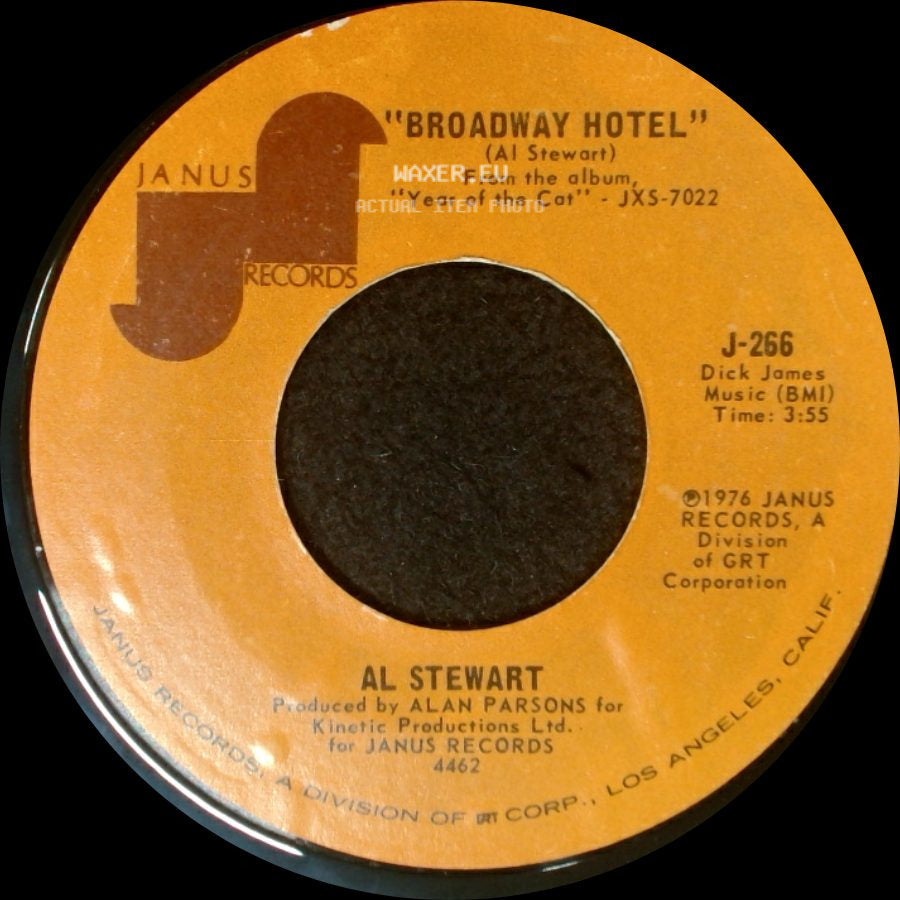 Al Stewart - Year Of The Cat / Broadway Hotel side B