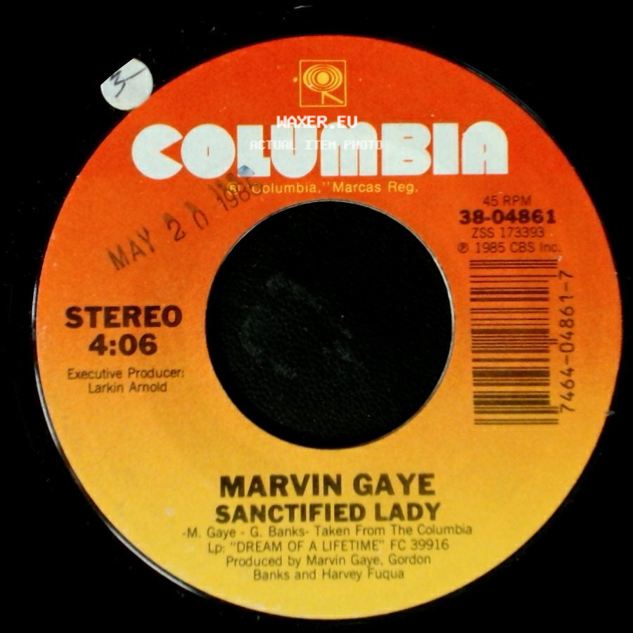 Marvin Gaye - Sanctified Lady / Sanctified Lady (Instrumental) side A
