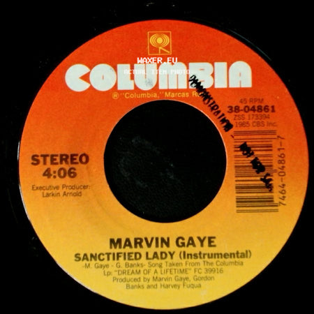 Marvin Gaye - Sanctified Lady / Sanctified Lady (Instrumental) side B