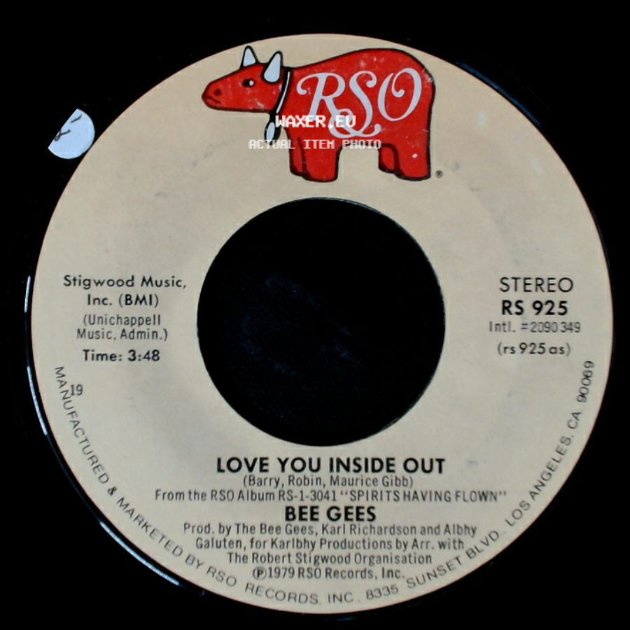 Bee Gees - Love You Inside Out / I'm Satisfied side A