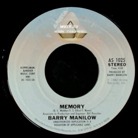 Barry Manilow - Memory / Heart Of Steel side A