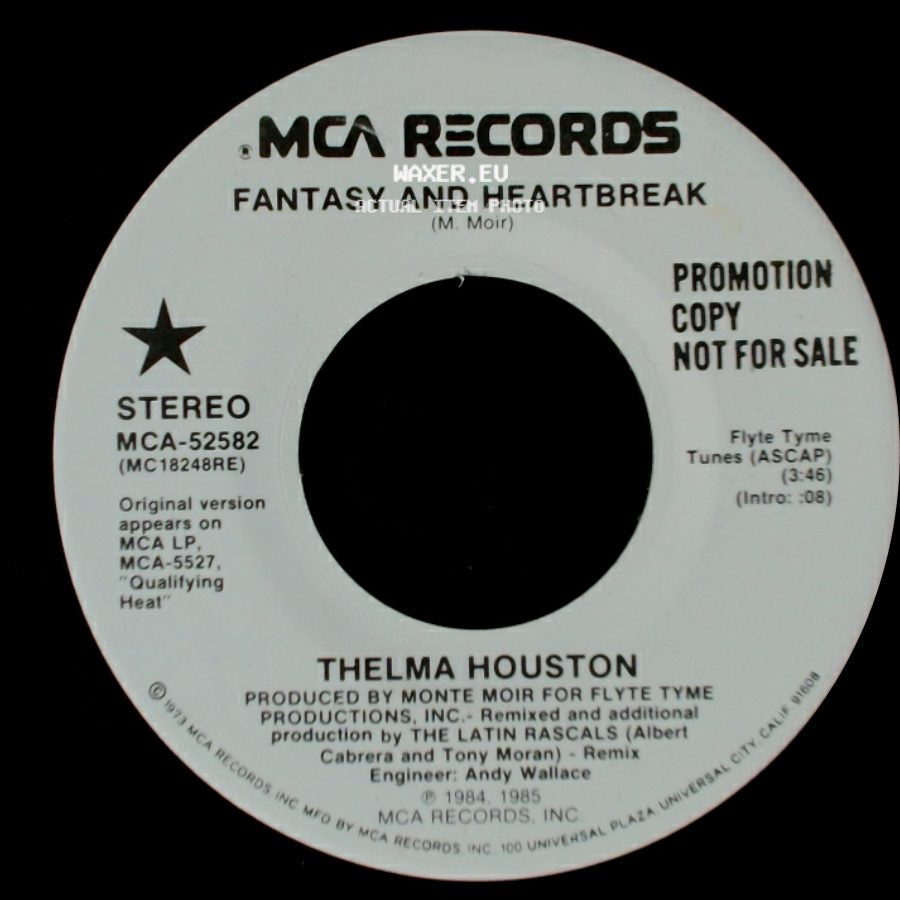 Thelma Houston - Fantasy And Heartbreak / Fantasy And Heartbreak side B