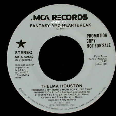 Thelma Houston - Fantasy And Heartbreak / Fantasy And Heartbreak side B