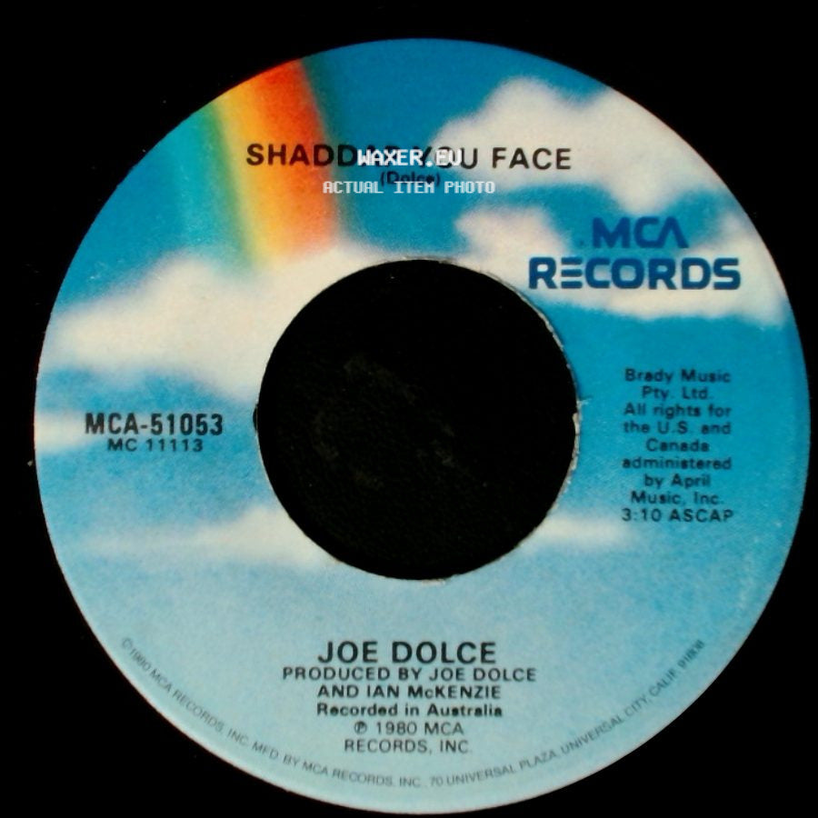 Joe Dolce - Ain't In No Hurry / Shaddap You Face side B
