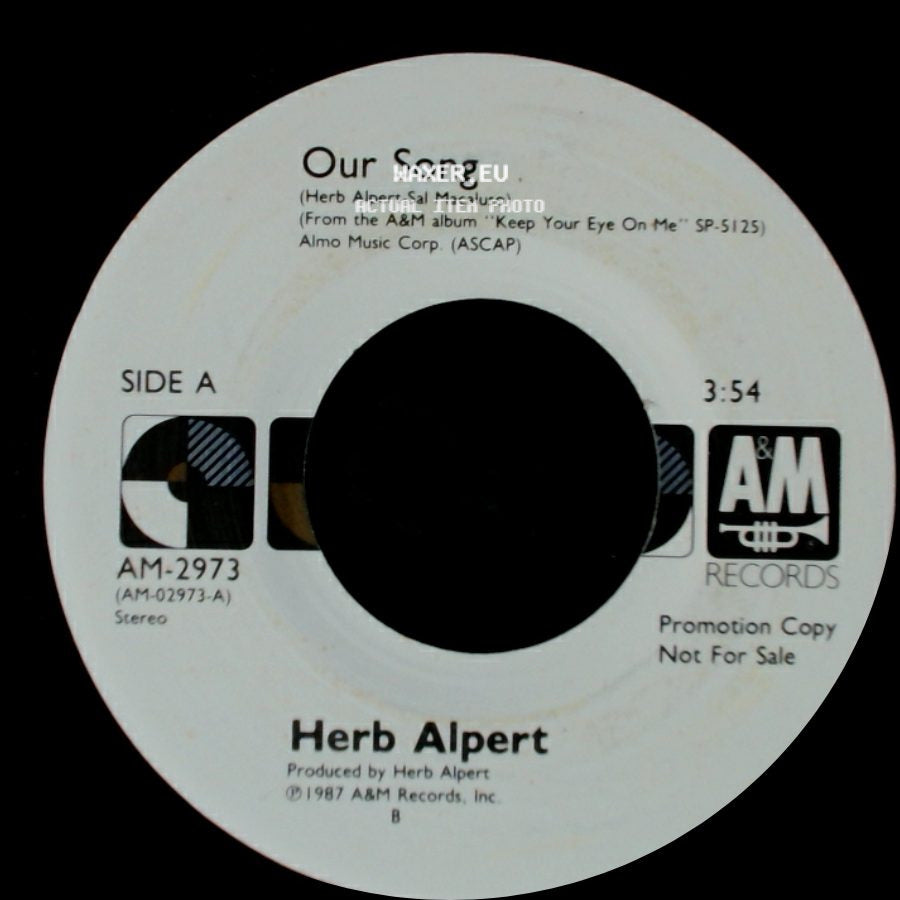 Herb Alpert - Our Song / Our Song side A