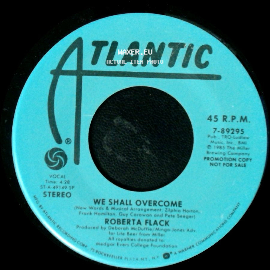Roberta Flack / Roberto Black - We Shall Overcome / We Shall Overcome side A