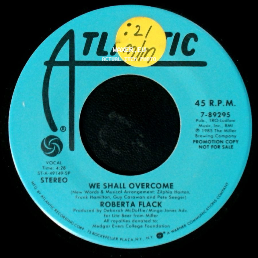 Roberta Flack / Roberto Black - We Shall Overcome / We Shall Overcome side B