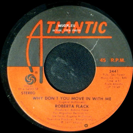 Roberta Flack - 25Th Of Last December / Why Don't You Move In With Me side B