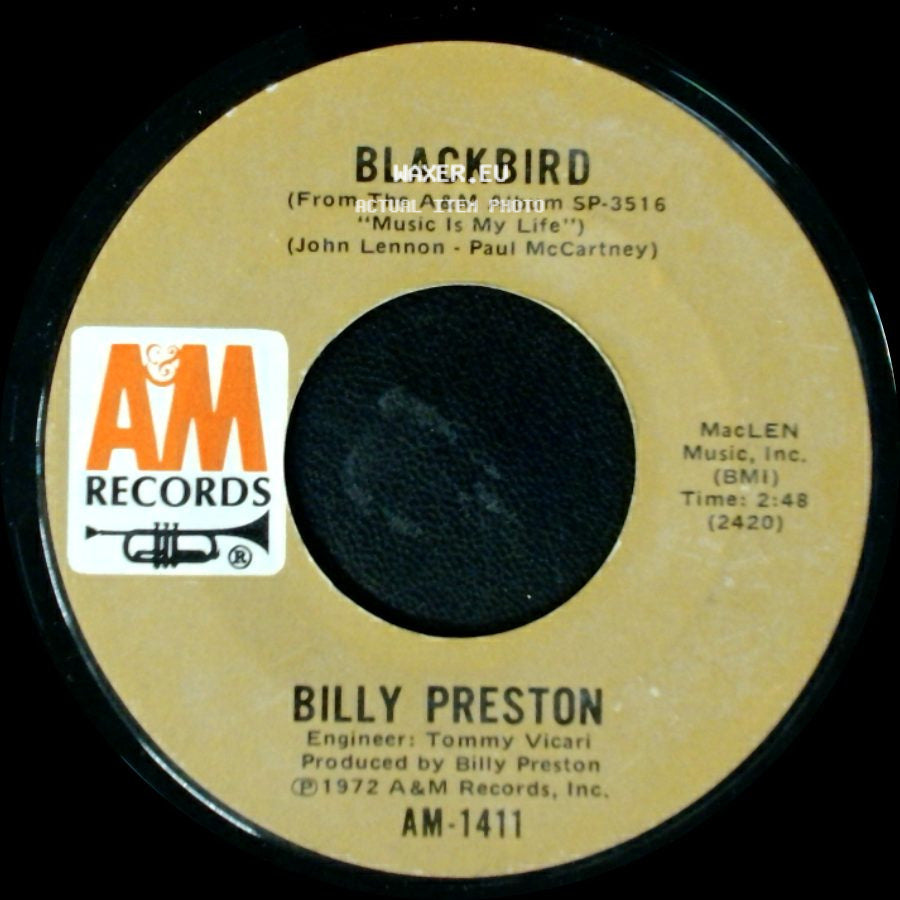Billy Preston - Blackbird / Will It Go Round In Circles side A