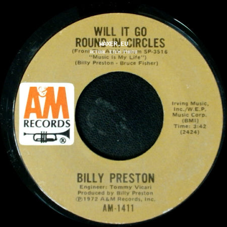 Billy Preston - Blackbird / Will It Go Round In Circles side B
