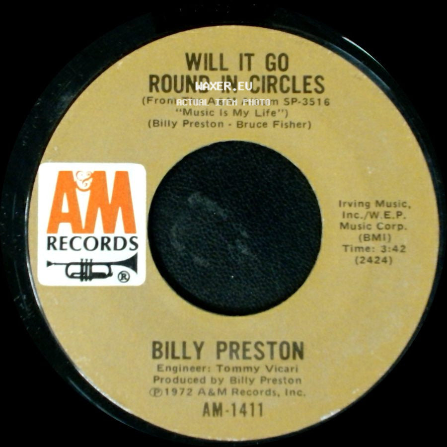 Billy Preston - Blackbird / Will It Go Round In Circles side B