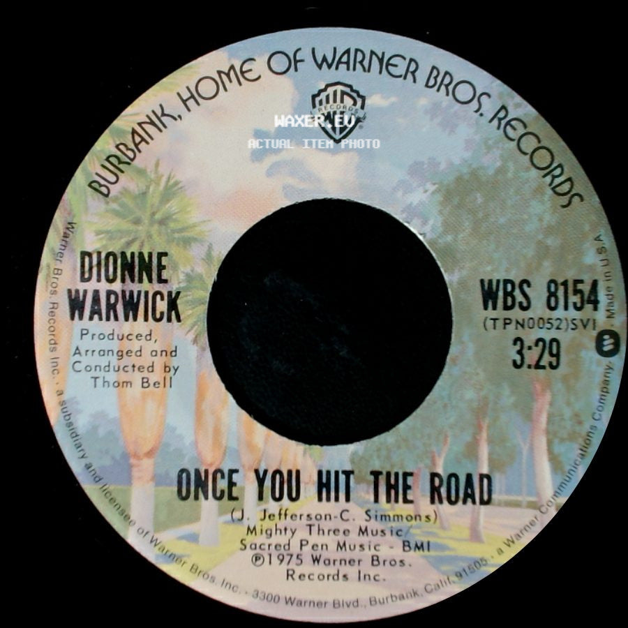 Dionne Warwick - World Of My Dreams / Once You Hit The Road side B