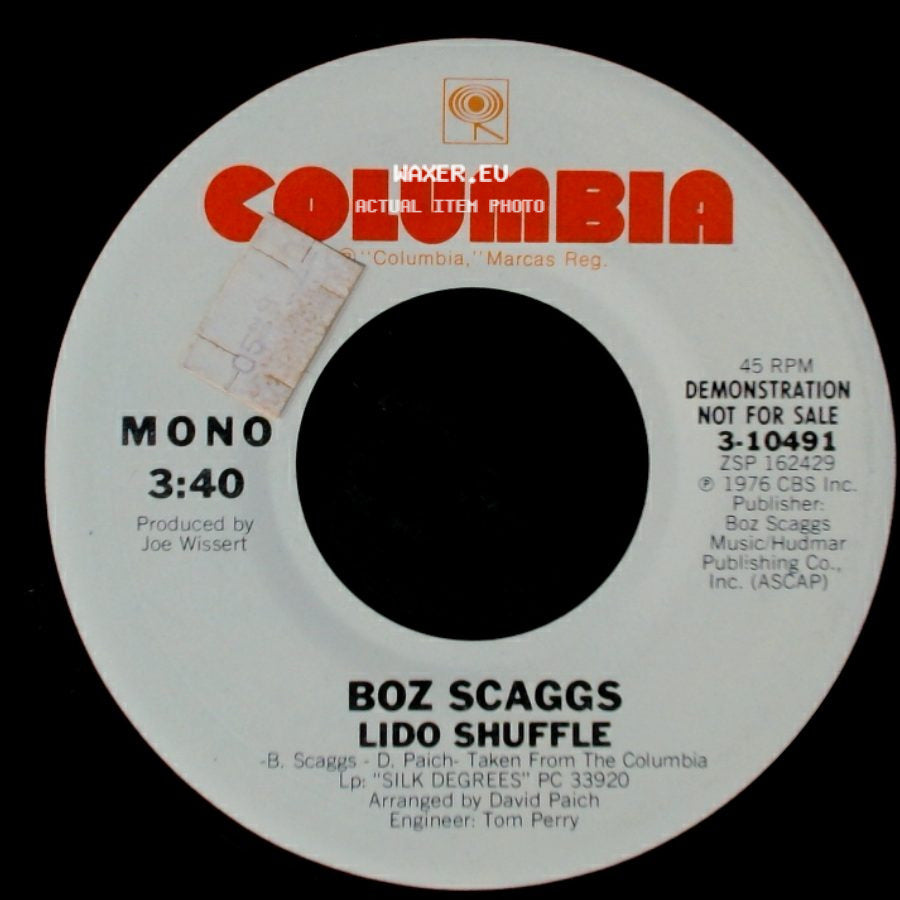 Boz Scaggs - Lido Shuffle / Lido Shuffle side A