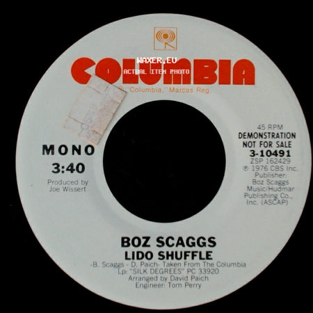 Boz Scaggs - Lido Shuffle / Lido Shuffle side A